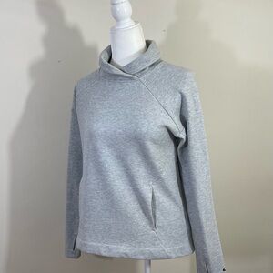 C9 Champion victory fleece sz med sweatshirt standup collar or fold down gray